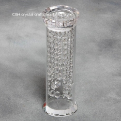 crystal candle holder