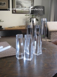 crystal candle holder