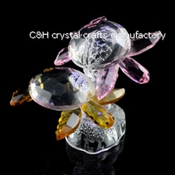 crystal tortoise animal figurine