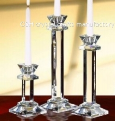 crystal candle holder