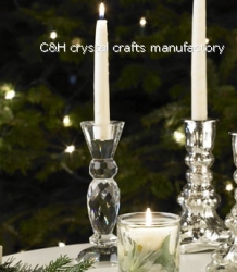 crystal candle holder