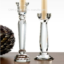 crystal candle holder