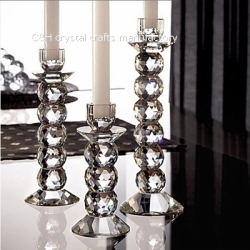 crystal candle holder