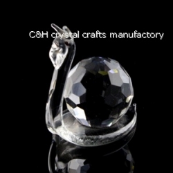 crystal snail figurine