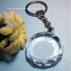 crystal keychain and keyring