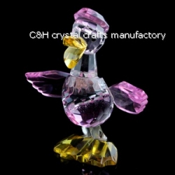 crystal duck animal figurine