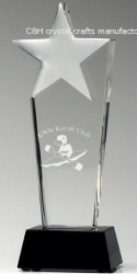 crystal trophy