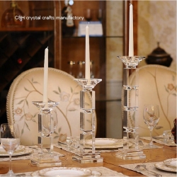 crystal candle holder