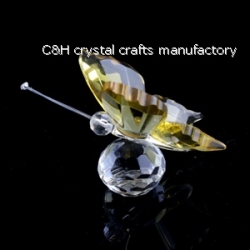 crystal butterfly figurine