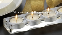 crystal candle holder