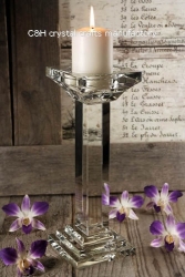 crystal candle holder