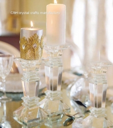 crystal candle holder