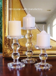 crystal candle holder