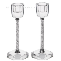 crystal candle holder