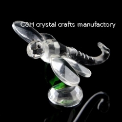 crystal dragonfly figurine