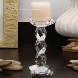 crystal candle holder