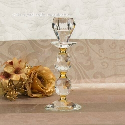 crystal candle holder