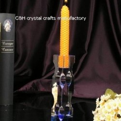 crystal candle holder