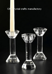 crystal candle holder