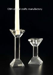 crystal candle holder