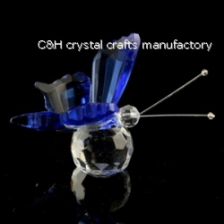 crystal butterfly figurine