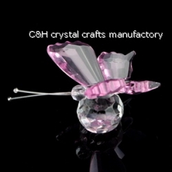 crystal butterfly figurine