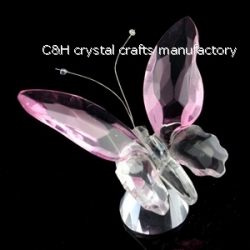 crystal butterfly figurine