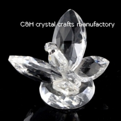 crystal moth figurine